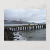 In de regen briefkaart (Voorkant)