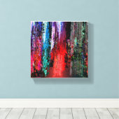 In de regen canvas afdruk (Insitu (Houten vloer))