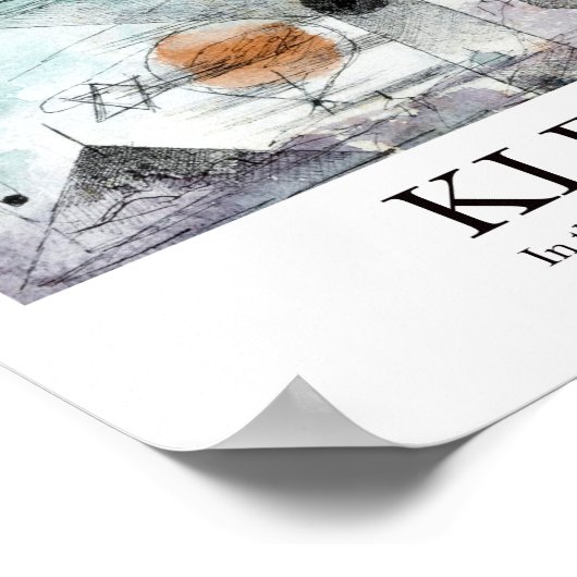 In de regio Air door Paul Klee Poster (Hoek)