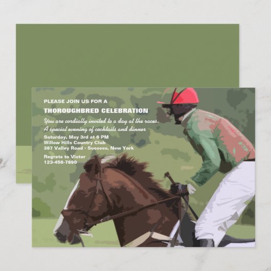 In de Reizen-uitnodiging Kaart (Voorkant / Achterkant)