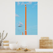 In de rij voor de landing poster (Keuken)