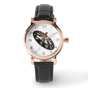 In de roos: de pijl heeft de dartbord in de roos g horloge