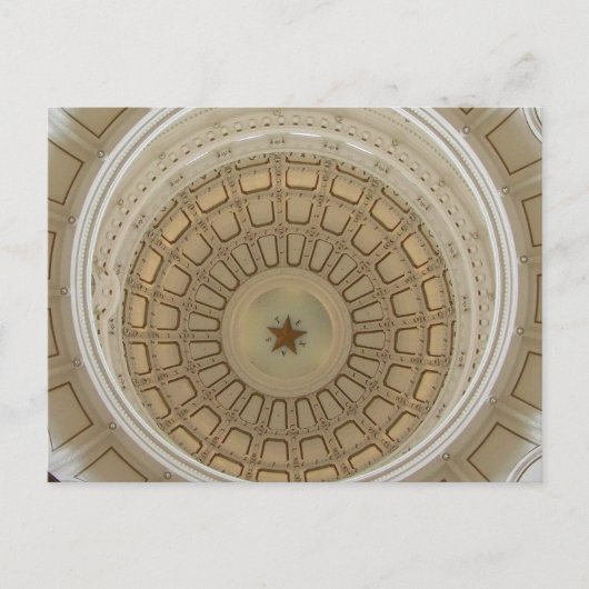 In de rotonde bij het Texas Capitol Briefkaart (Voorkant)