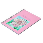 In de Roze Pioen   Notitieboek (Linkerzijde)