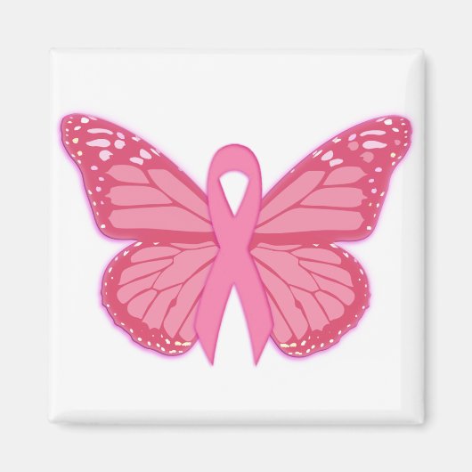 In de roze vlinder magneet (Voorkant)