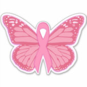 In de roze vlinder sticker (Voorkant)