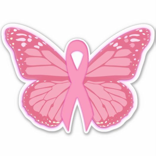 In de roze vlinder sticker (Voorkant)