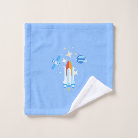 In de ruimte bad handdoek (Wasdoekje)