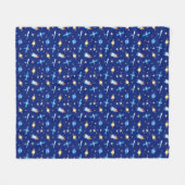 In de ruimte fleece deken (Voorkant (Horizontaal))