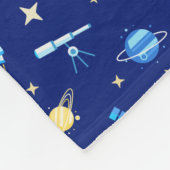 In de ruimte fleece deken (Hoek)