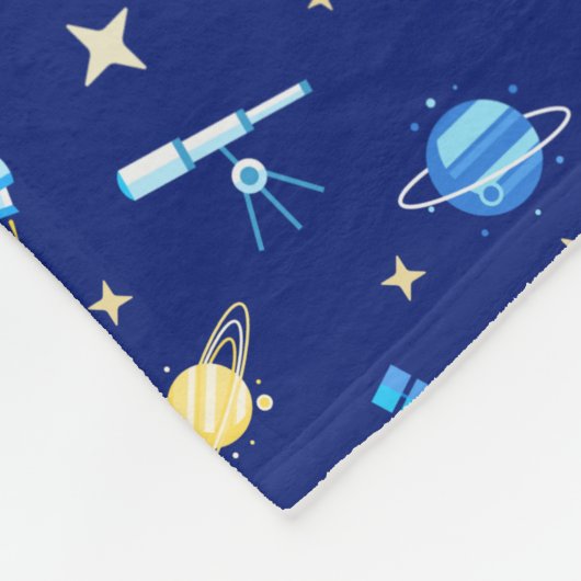 In de ruimte fleece deken (Hoek)