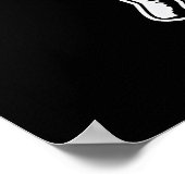 In de ruimte kan niemand je snore horen (donker) poster (Hoek)