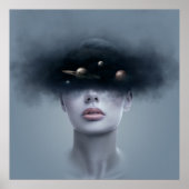 In de ruimte. poster (Voorkant)