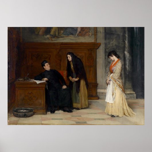 In de sacristie poster (Voorkant)