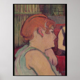 In de Salon bij de Rue des Moulins Poster