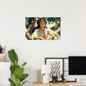 In de sanctie van een boom poster (Thuiskantoor)