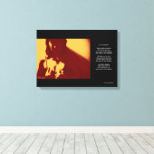 In de schaduw canvas afdruk (Insitu (Houten vloer))