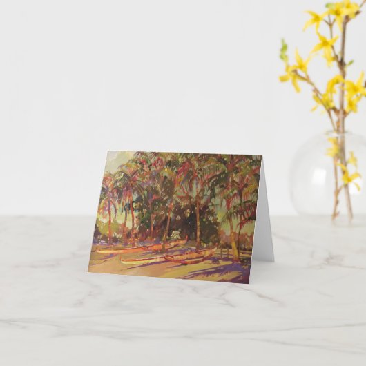 In de schaduw kaart (Gele Bloem)