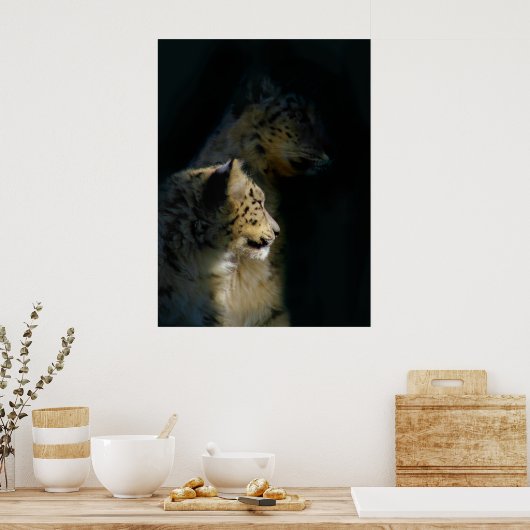 In de schaduw poster (Keuken)