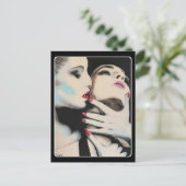 'In de schaduw' Schilderij op een Briefkaart (Staand voorkant)