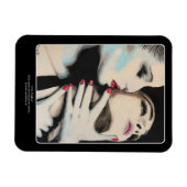 'In de schaduw' Schilderij op een Magneet (Horizontaal)