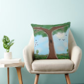 In de schaduw (Sierkussen) Kussen (Stoel)