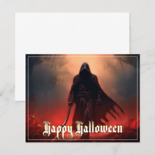 In de schaduw van de Grim Reaper - Halloween (Voorkant / Achterkant)