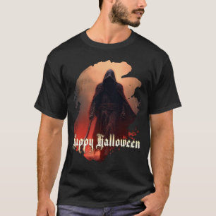 In de schaduw van de Grim Reaper - Halloween T-shirt