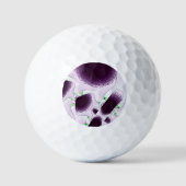 In de schaduw van de kleur Violet Golfballen (Voorkant)