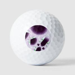 In de schaduw van de kleur Violet Golfballen
