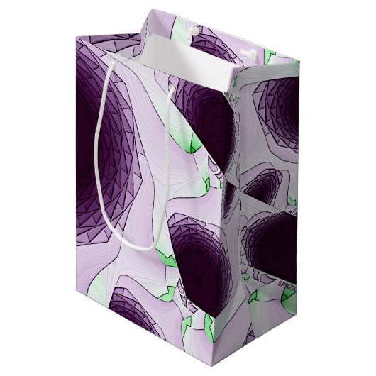 In de schaduw van de kleur Violet Medium Cadeauzakje (Voorkant Gekanteld)