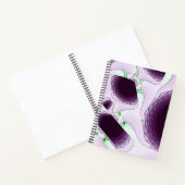 In de schaduw van de kleur Violet Notitieboek (Binnen)