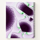 In de schaduw van de kleur Violet Notitieboek (Achterkant)