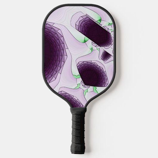 In de schaduw van de kleur Violet Pickleball Paddle (Achterkant)