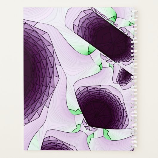 In de schaduw van de kleur Violet Planner (Achterkant)