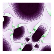 In de schaduw van de kleur Violet