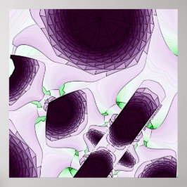 In de schaduw van de kleur Violet Poster