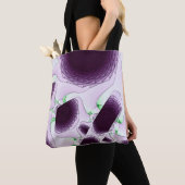 In de schaduw van de kleur Violet Tote Bag (Dichtbij)