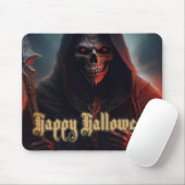 In de schaduw van de Magere Hein - Halloween Muismat (Met muis)