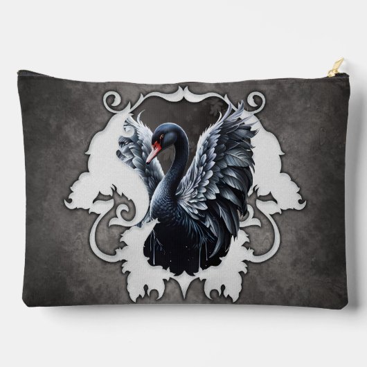 In de schaduw van elegantie: een zwarte zwaan. etui (Achterkant)