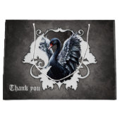 In de schaduw van elegantie: een zwarte zwaan. groot cadeauzakje (Voorkant)