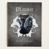 In de schaduw van elegantie: een zwarte zwaan. planner (Voorkant)