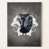 In de schaduw van elegantie: een zwarte zwaan. planner (Achterkant)