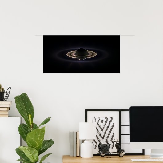 In de schaduw van Saturnus Poster (Thuiskantoor)