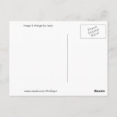 In de schaduw van Zijn vleugels Briefkaart (Achterkant)