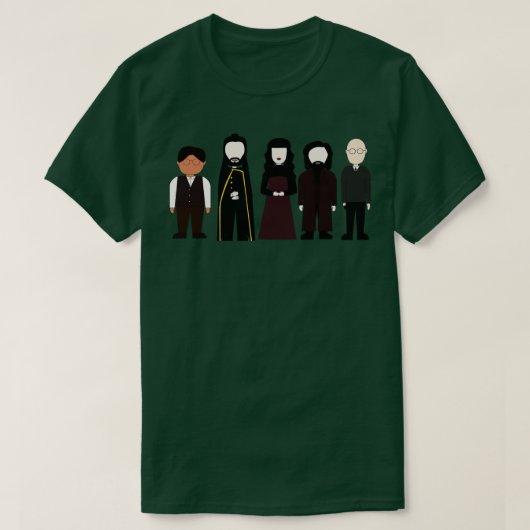 In de schaduwen 1 t-shirt (Design voorkant)