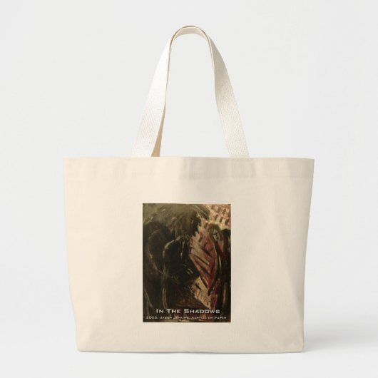 in de schaduwen grote tote bag (Voorkant)