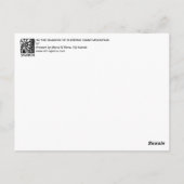 IN DE SCHADUWEN VAN DE SLAAPGROND IV BRIEFKAART (Achterkant)