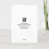 "IN DE SCHADUWEN VAN REUZEBERG I VAN DE SLAAP " KAART (Achterkant)