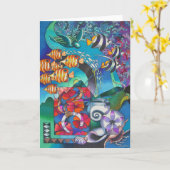 "IN DE SCHADUWEN VAN REUZEBERG I VAN DE SLAAP " KAART (Gele Bloem)